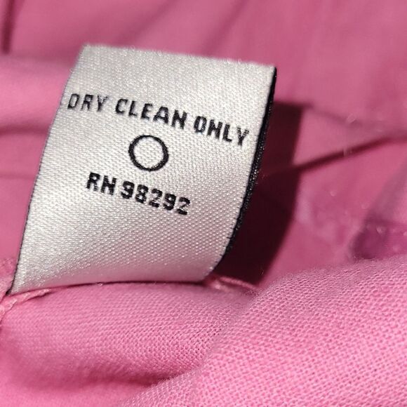 Tibi Flutter Sleeve Beaded Embroidered Linen Cotton Mexican Style Top Pink 4 - Picture 11 of 11